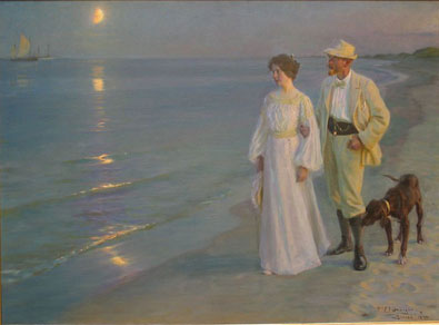 1899 Sommeraften ved Skagens strand