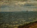 Seascape with impending rain