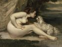 Nude Woman with a Dog